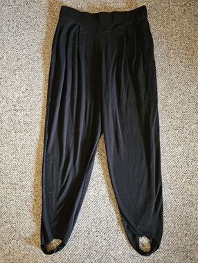 Jacque And Koko Black Stirrup Pants Size 22/24 Tall